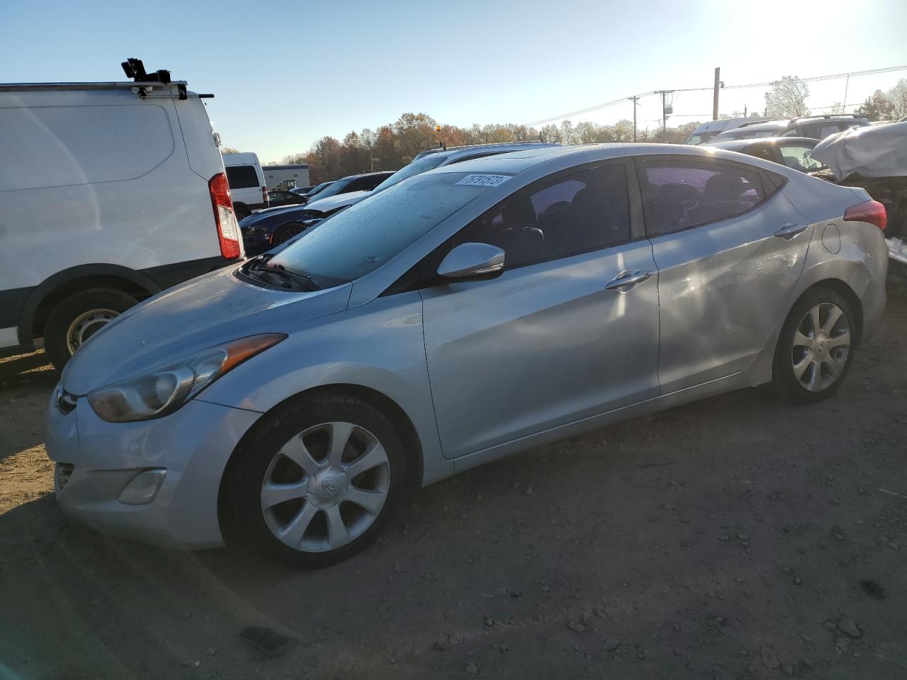 Image 1 of 2011 HYUNDAI ELANTRA GLS 2011 with VIN 5NPDH4AE3BH022673