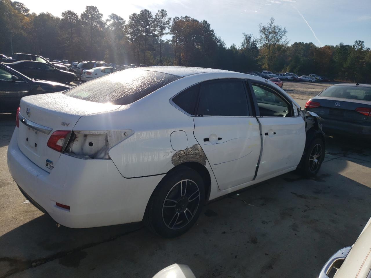 Image 3 of 2014 NISSAN SENTRA S 2014 with VIN 3N1AB7AP8EY302235