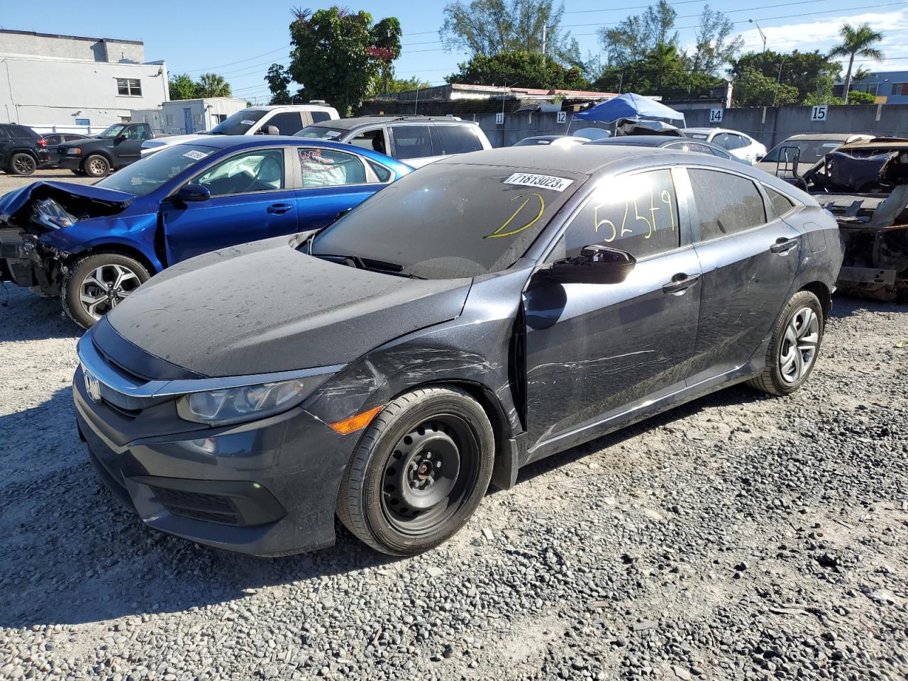 Image 1 of 2018 HONDA CIVIC LX 2018 with VIN 19XFC2F5XJE016571