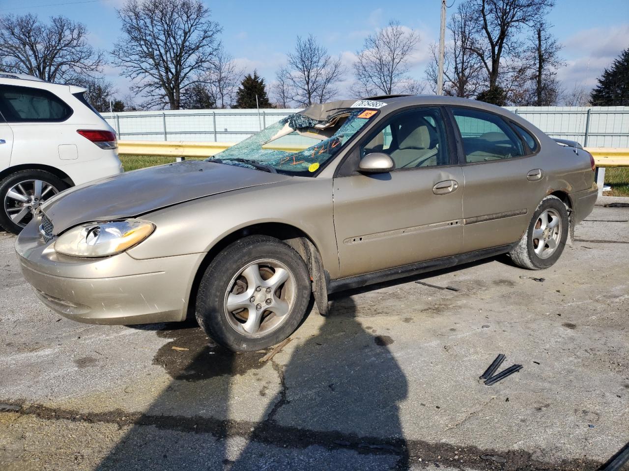 Image 1 of 2001 FORD TAURUS SES 2001 with VIN 1FAFP55U71G176248