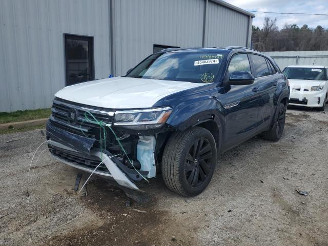 Image 1 of 2021 VOLKSWAGEN ATLAS CROSS SPORT SE 2021 with VIN 1V2WC2CA6MC232316