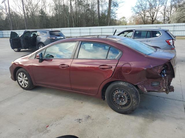 Изображение 2 2012 HONDA CIVIC LX 2012 с VIN 19XFB2F52CE074485