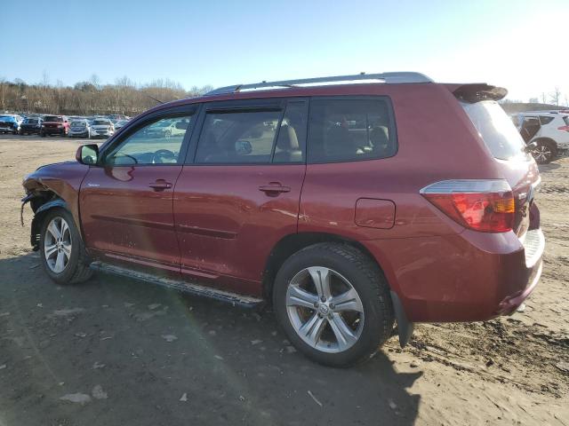Image 2 of 2009 TOYOTA HIGHLANDER SPORT 2009 with VIN JTEES43A192136520