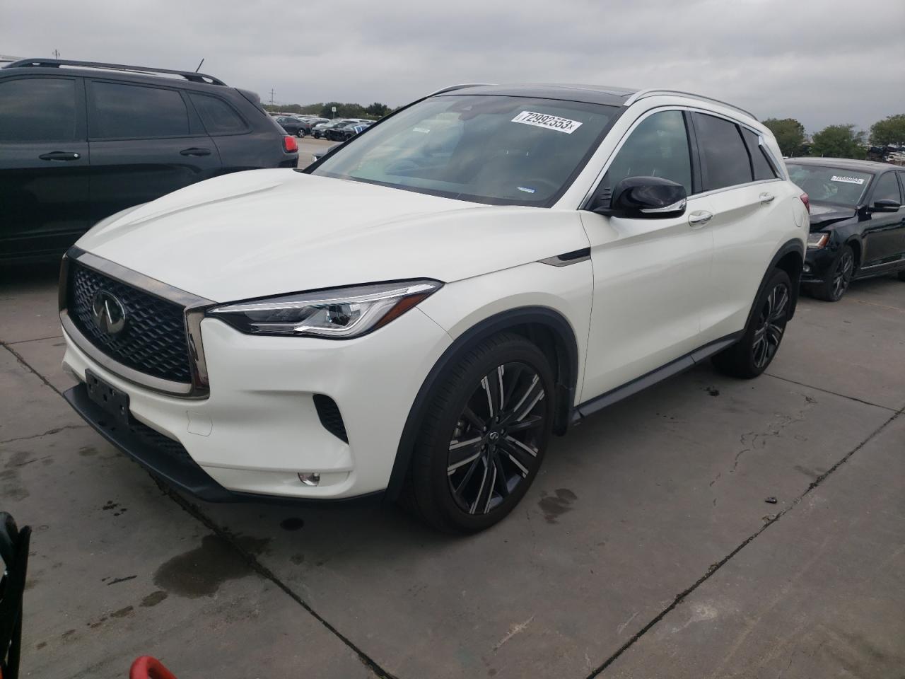 Image 1 of 2021 INFINITI QX50 LUXE 2021 with VIN 3PCAJ5BA1MF106579