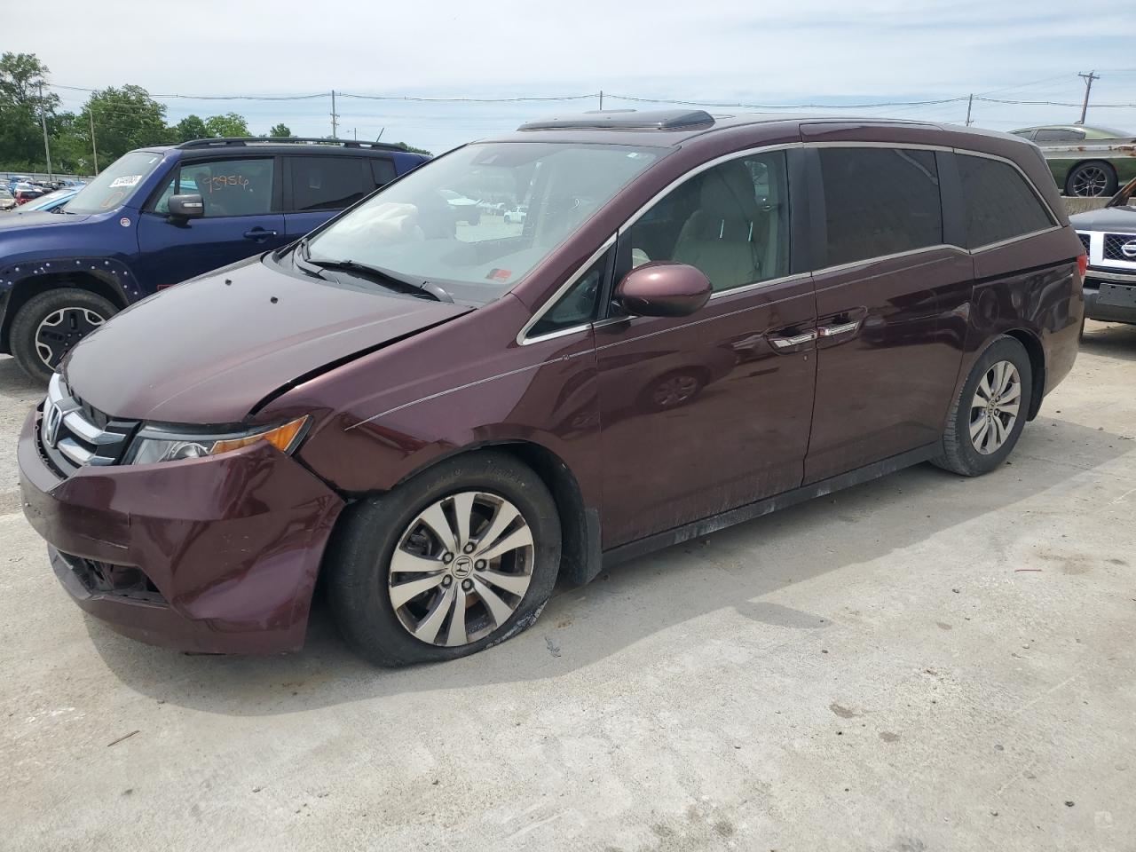 Изображение 1 2014 HONDA ODYSSEY EXL 2014 с VIN 5FNRL5H62EB073237