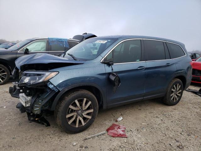 Image 1 of 2021 HONDA PILOT EX 2021 with VIN 5FNYF6H37MB059380