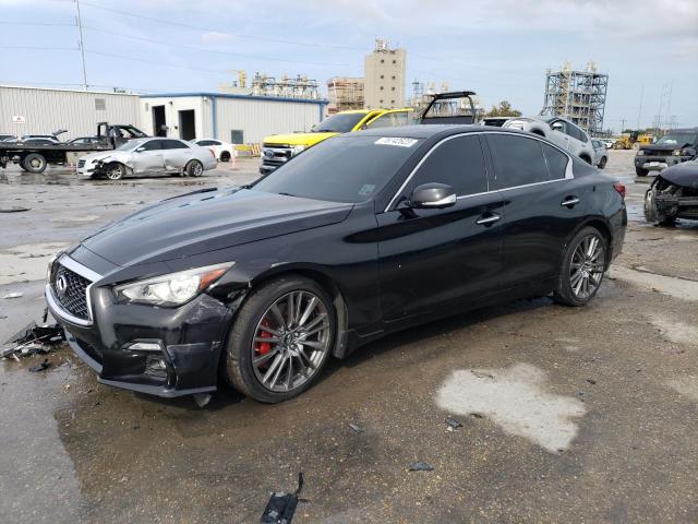 Image 1 of 2018 INFINITI Q50 RED SPORT 400 2018 with VIN JN1FV7AR8JM480030