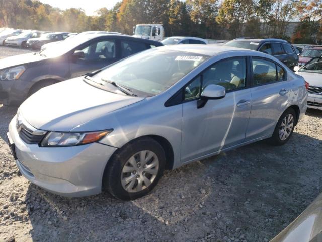 Image 1 of 2012 HONDA CIVIC LX 2012 with VIN 2HGFB2F52CH554189