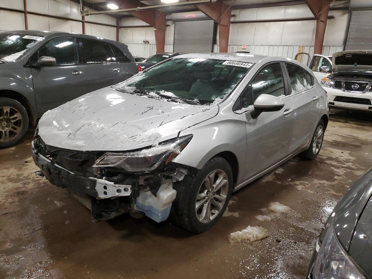 Image 1 of 2019 CHEVROLET CRUZE LT 2019 with VIN 3G1BE6SM9KS596663