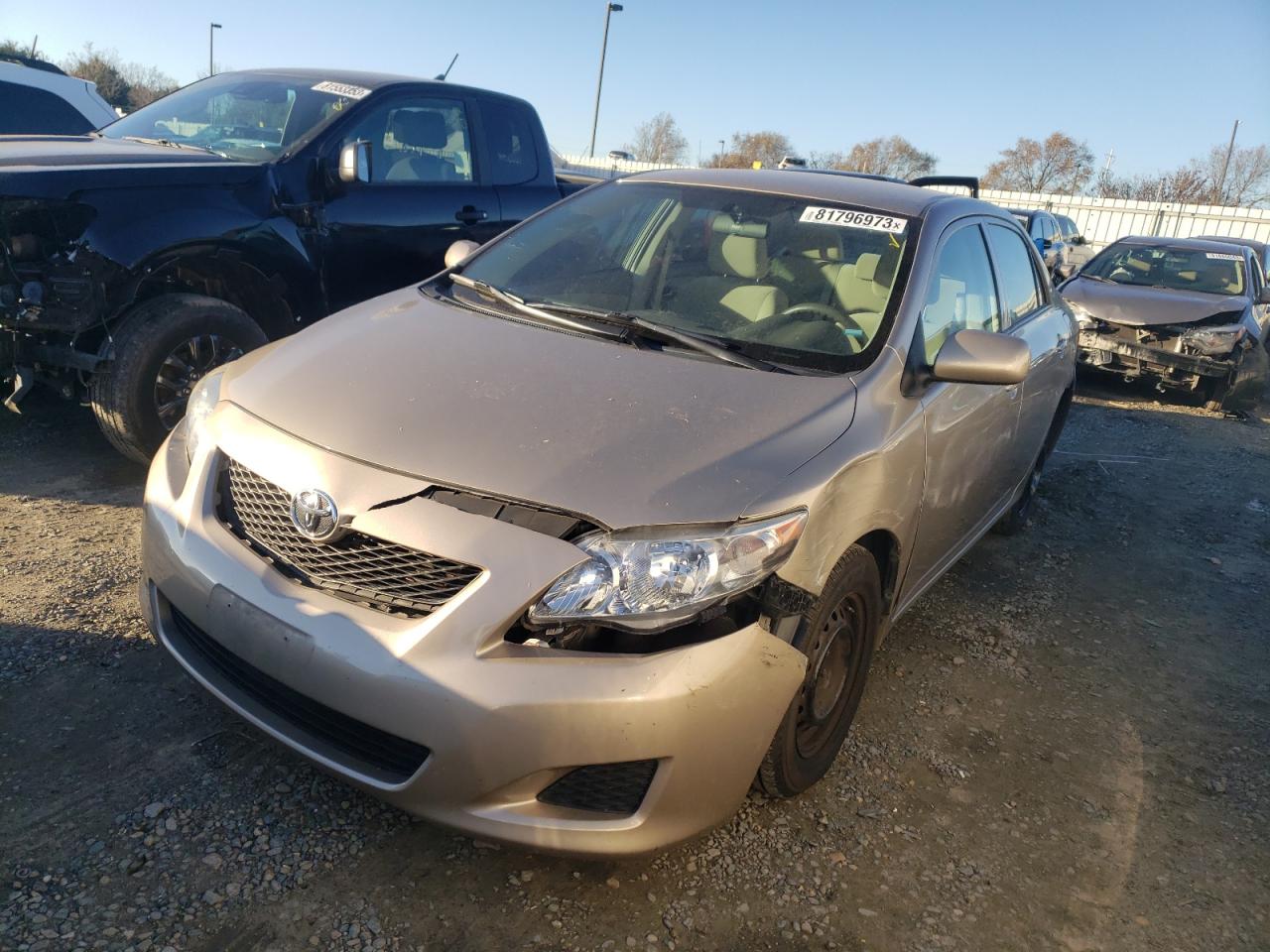 Image 1 of 2010 TOYOTA COROLLA BASE 2010 with VIN 2T1BU4EE6AC502348