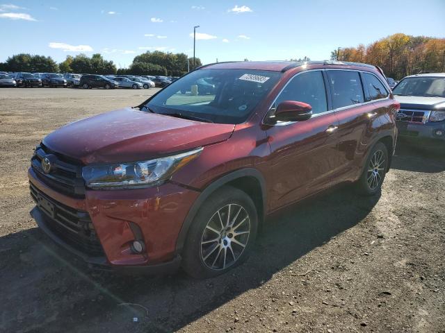 Image 1 of 2018 TOYOTA HIGHLANDER SE 2018 with VIN 5TDJZRFH7JS886277