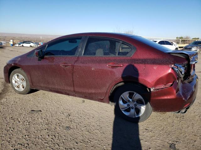 Image 2 of 2014 HONDA CIVIC LX 2014 with VIN 19XFB2F59EE073451