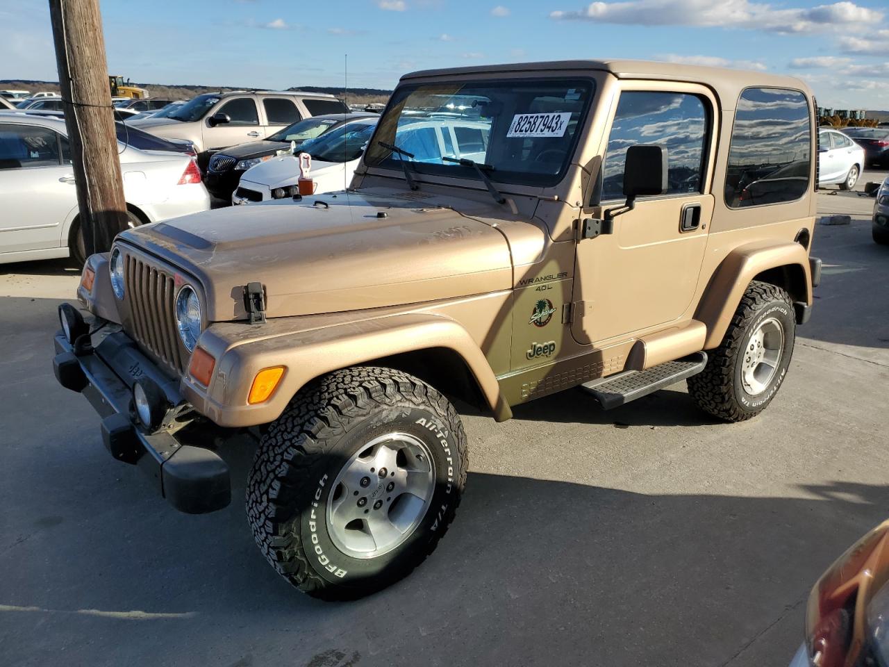 Изображение 1 2000 JEEP WRANGLER / TJ SAHARA 2000 с VIN 1J4FA59S1YP717965