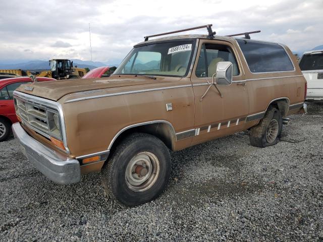 1987 DODGE RAMCHARGER AW-100 1987 image