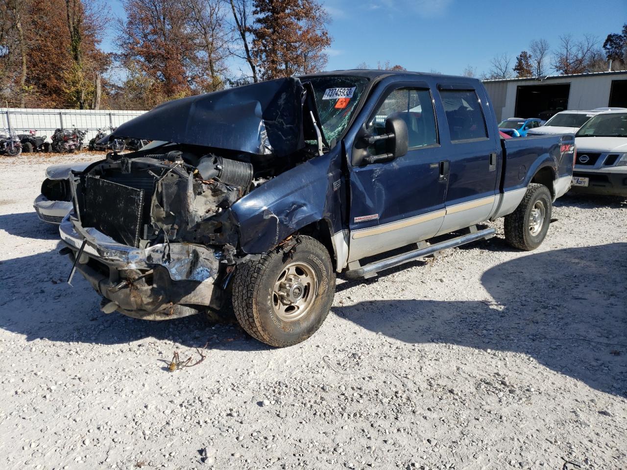 Image 1 of 2004 FORD F250 SUPER DUTY 2004 with VIN 1FTNW21P24EC34161