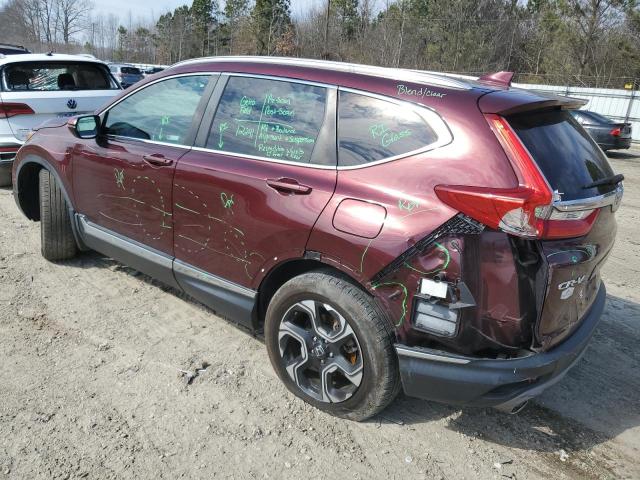 Image 2 of 2019 HONDA CR-V TOURING 2019 with VIN 2HKRW1H91KH504321