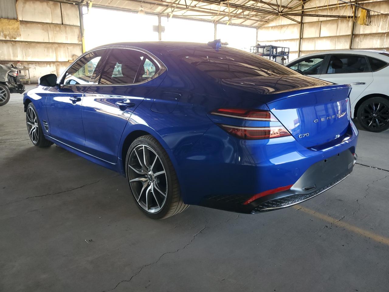 Image 2 of 2022 GENESIS G70 BASE 2022 with VIN KMTG34TA8NU101483