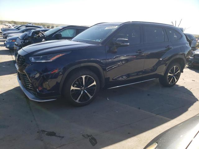 Image 1 of 2021 TOYOTA HIGHLANDER XSE 2021 with VIN 5TDJZRAHXMS075231