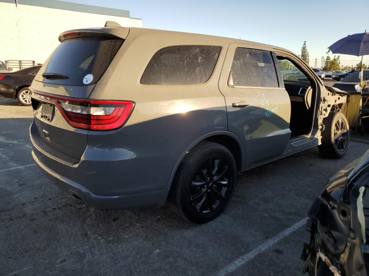 Image 3 of 2019 DODGE DURANGO SXT 2019 with VIN 1C4RDHAG5KC691114