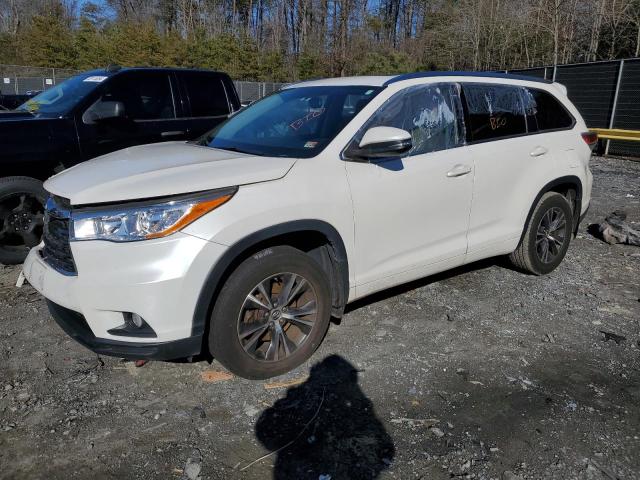 Изображение 1 2016 TOYOTA HIGHLANDER XLE 2016 с VIN 5TDJKRFH1GS310214