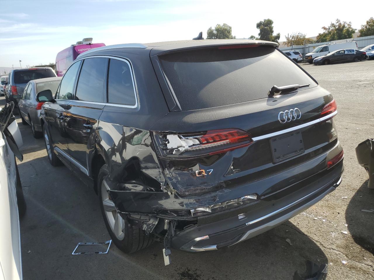 Image 2 of 2021 AUDI Q7 PREMIUM PLUS 2021 with VIN WA1LJAF7XMD027610