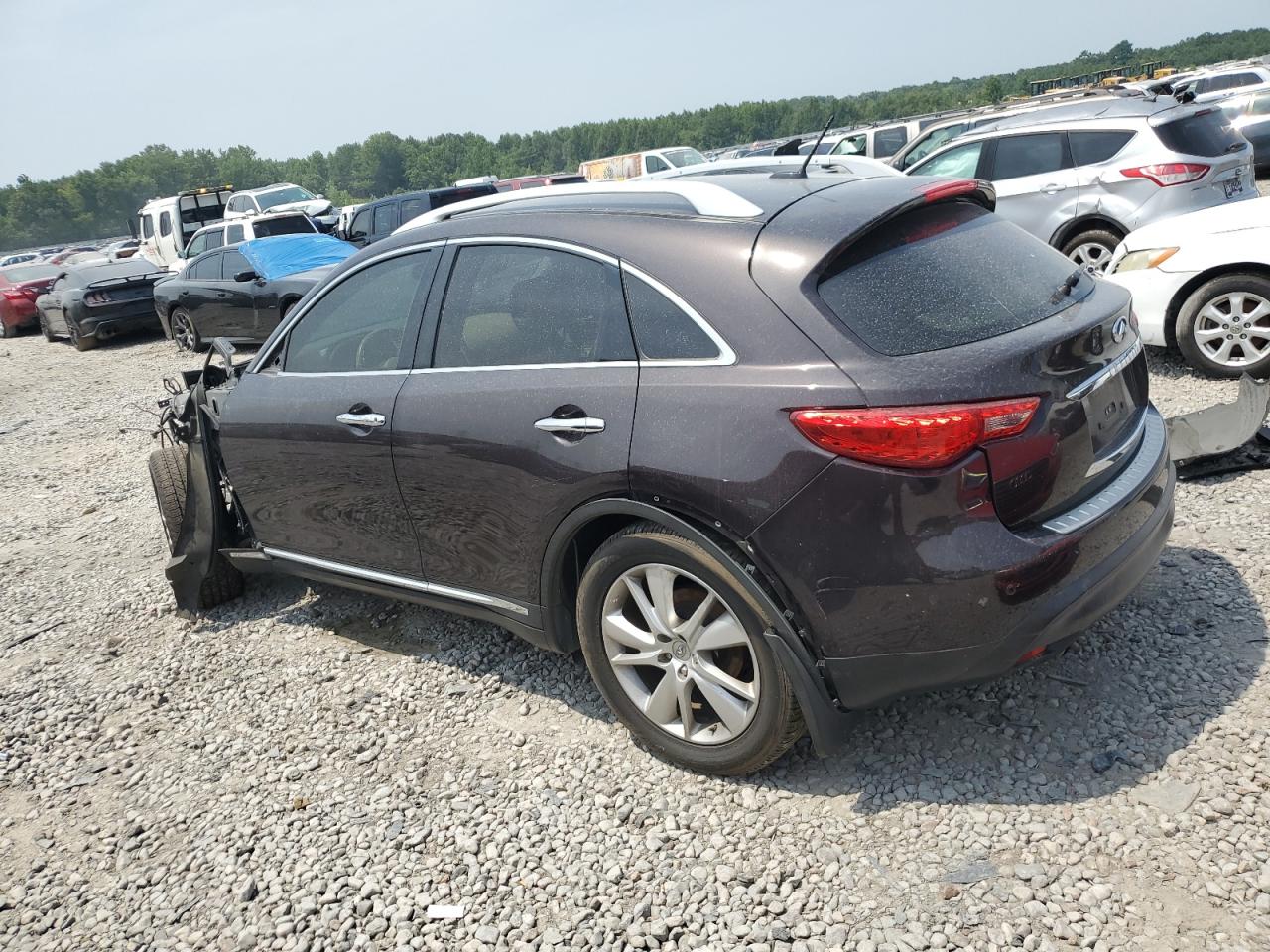 Image 2 of 2015 INFINITI QX70  2015 with VIN JN8CS1MUXFM382196