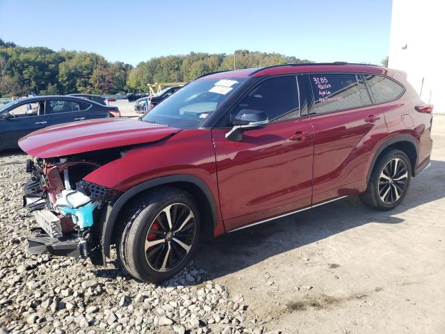 Image 1 of 2022 TOYOTA HIGHLANDER XSE 2022 with VIN 5TDLZRBH0NS197850