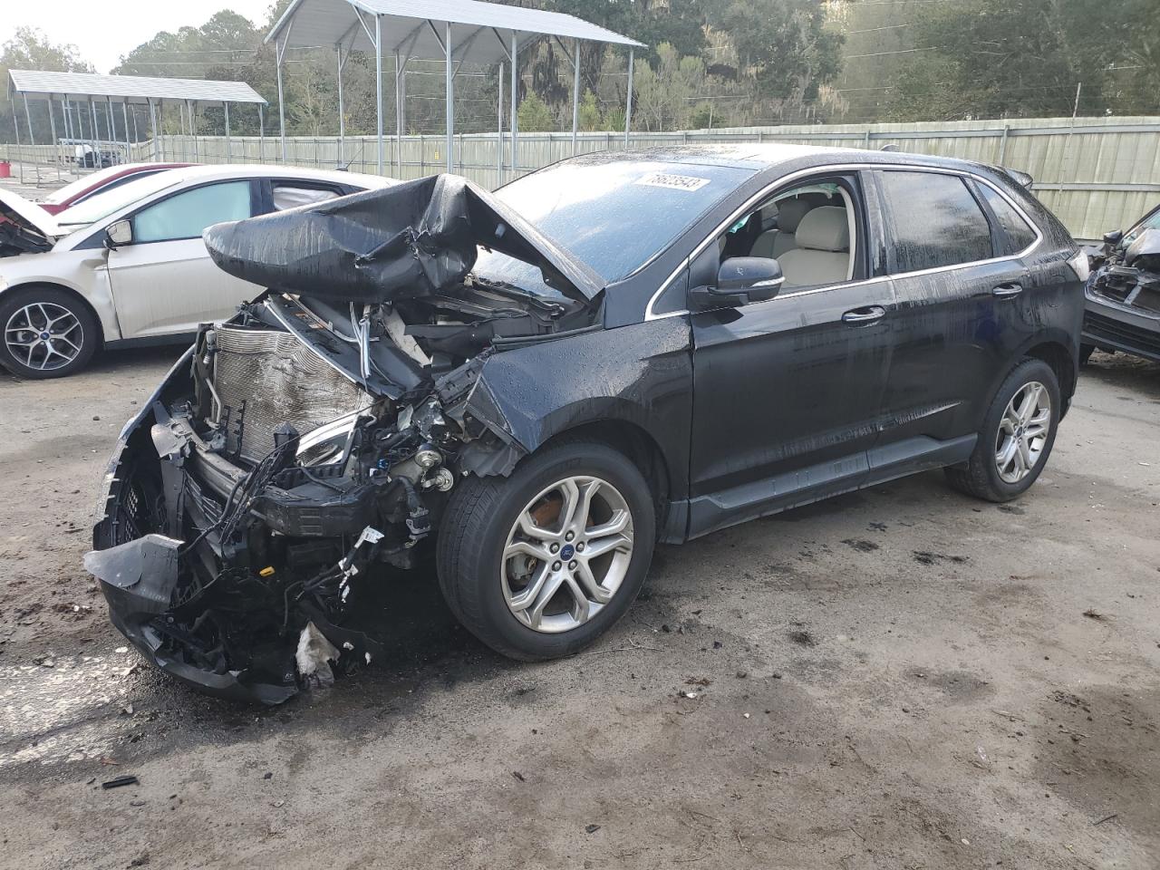 Image 1 of 2017 FORD EDGE TITANIUM 2017 with VIN 2FMPK3K92HBB57542