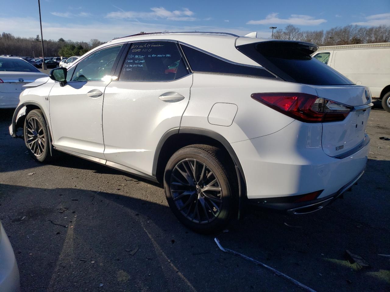 Image 2 of 2022 LEXUS RX 350 F-SPORT 2022 with VIN 2T2SZMDA0NC344770
