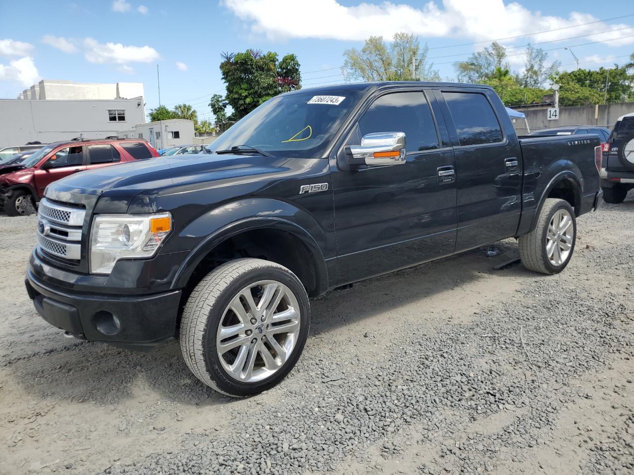 Image 1 of 2013 FORD F150 SUPERCREW 2013 with VIN 1FTFW1ET5DFD96494