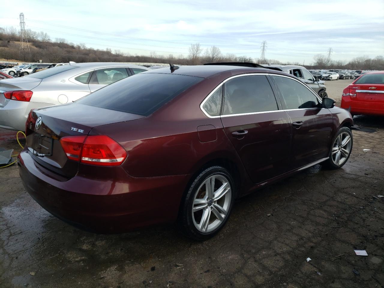 Obraz 3 z 2014 VOLKSWAGEN PASSAT SE 2014 z VIN 1VWBS7A38EC102685
