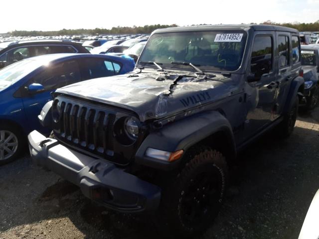 Изображение 1 2020 JEEP WRANGLER UNLIMITED SPORT 2020 с VIN 1C4HJXDG8LW315596