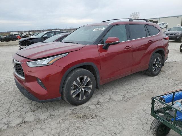 Image 1 of 2020 TOYOTA HIGHLANDER XLE 2020 with VIN 5TDHZRBH2LS512313