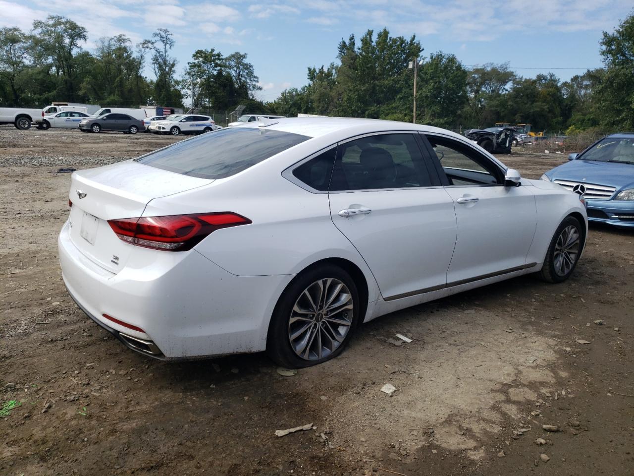 Image 3 of 2017 GENESIS G80 BASE 2017 with VIN KMHGN4JE9HU176045