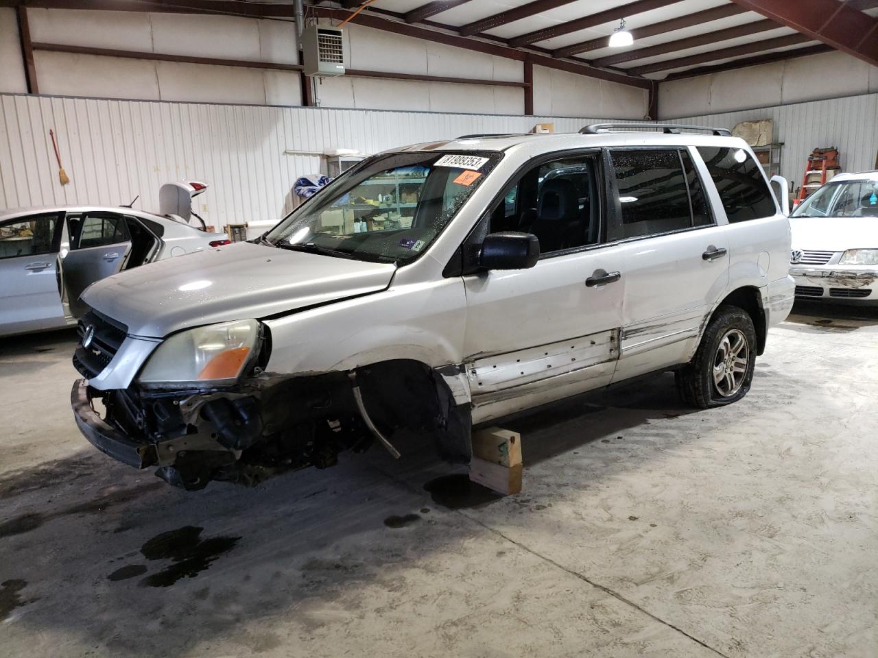 Image 1 of 2005 HONDA PILOT EXL 2005 with VIN 5FNYF18635B019893