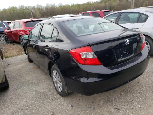 Image 2 of 2012 HONDA CIVIC LX 2012 with VIN 19XFB2F53CE357140