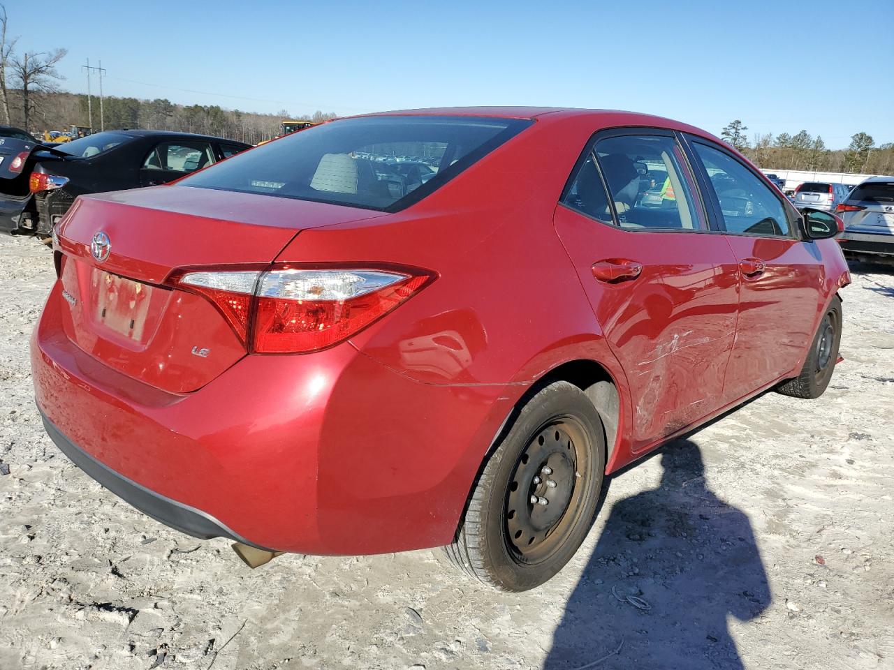 Image 3 of 2015 TOYOTA COROLLA L 2015 with VIN 2T1BURHEXFC454756