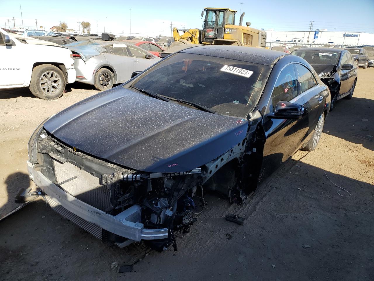 Image 1 of 2018 MERCEDES-BENZ CLA 250 4MATIC 2018 with VIN WDDSJ4GB4JN660444