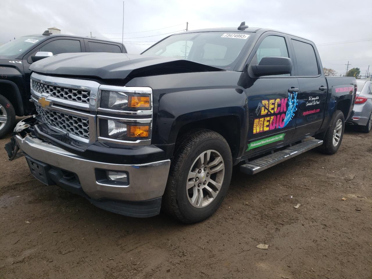Image 1 of 2015 CHEVROLET SILVERADO K1500 LT 2015 with VIN 3GCUKREC8FG143365