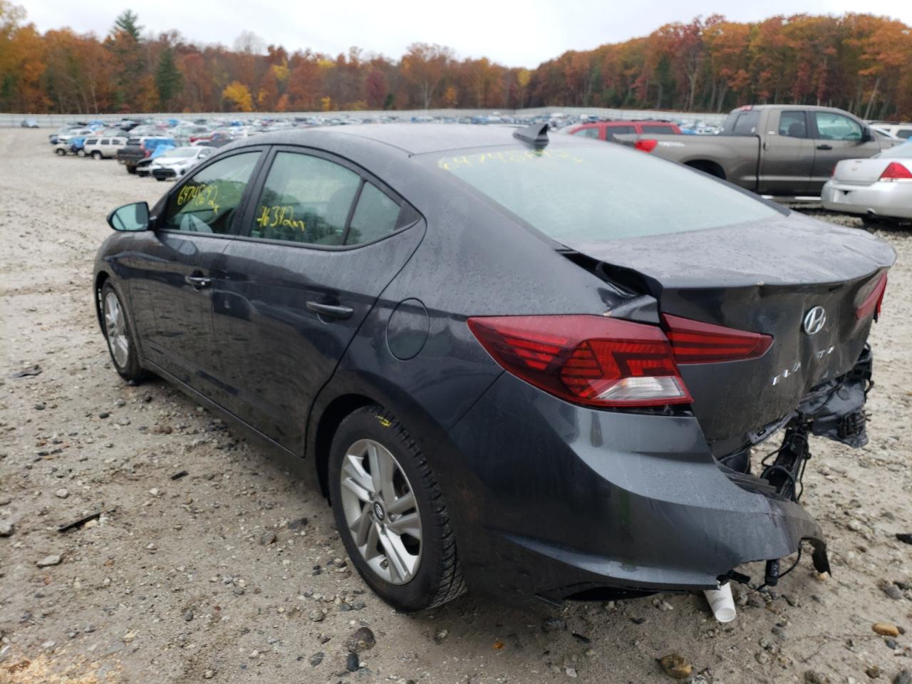 Image 3 of 2020 HYUNDAI ELANTRA SEL 2020 with VIN 5NPD84LF6LH612633