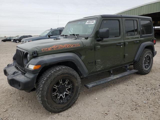 Image 1 of 2021 JEEP WRANGLER UNLIMITED SPORT 2021 with VIN 1C4HJXDG9MW826817