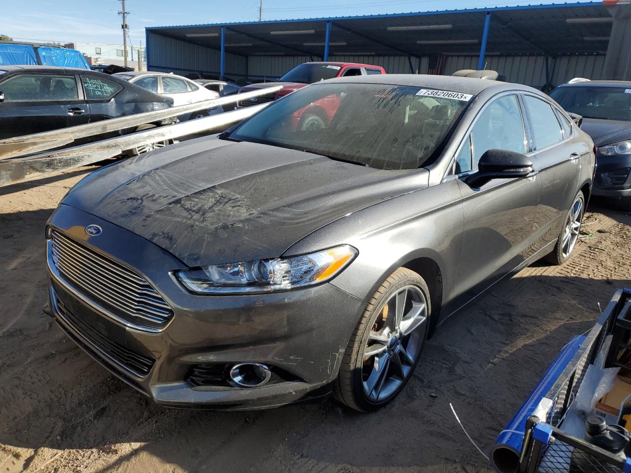 Image 1 of 2016 FORD FUSION TITANIUM 2016 with VIN 3FA6P0K90GR131365