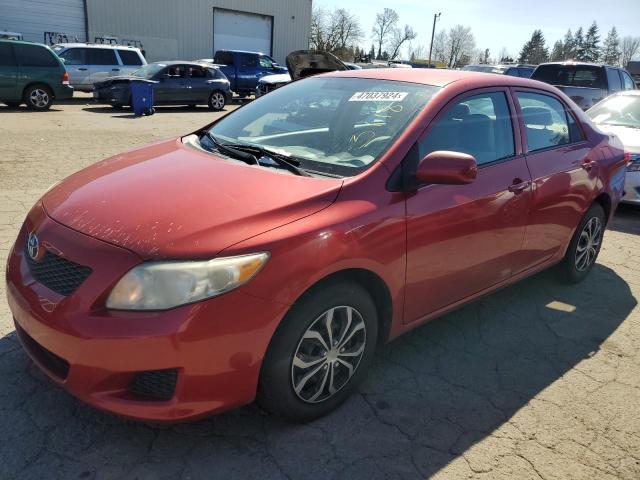 Image 1 of 2009 TOYOTA COROLLA BASE 2009 with VIN 1NXBU40E79Z044708