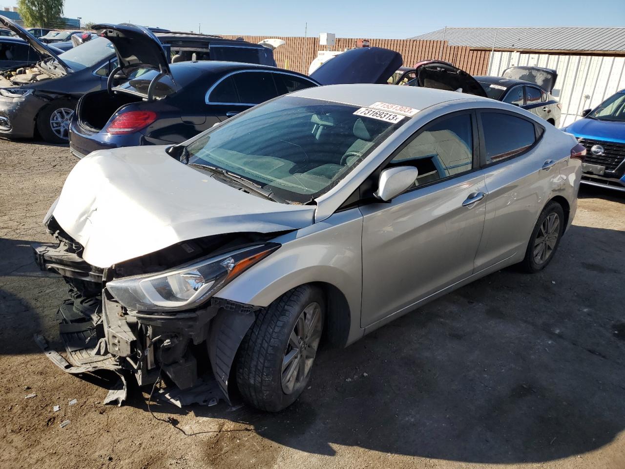 Image 1 of 2015 HYUNDAI ELANTRA SE 2015 with VIN KMHDH4AE1FU415031