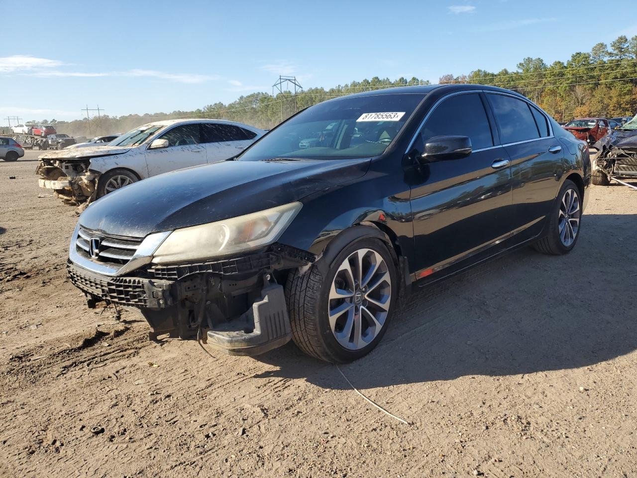 Image 1 of 2014 HONDA ACCORD EXL 2014 with VIN 1HGCR3F89EA043742