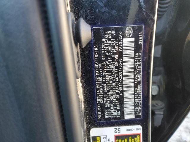 Image 2 of 2019 TOYOTA CAMRY L 2019 with VIN 4T1B11HK2KU170546