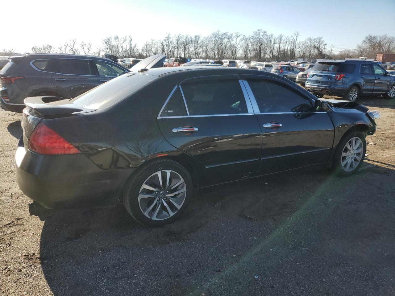 Image 3 of 2007 HONDA ACCORD EX 2007 with VIN 1HGCM66817A037498