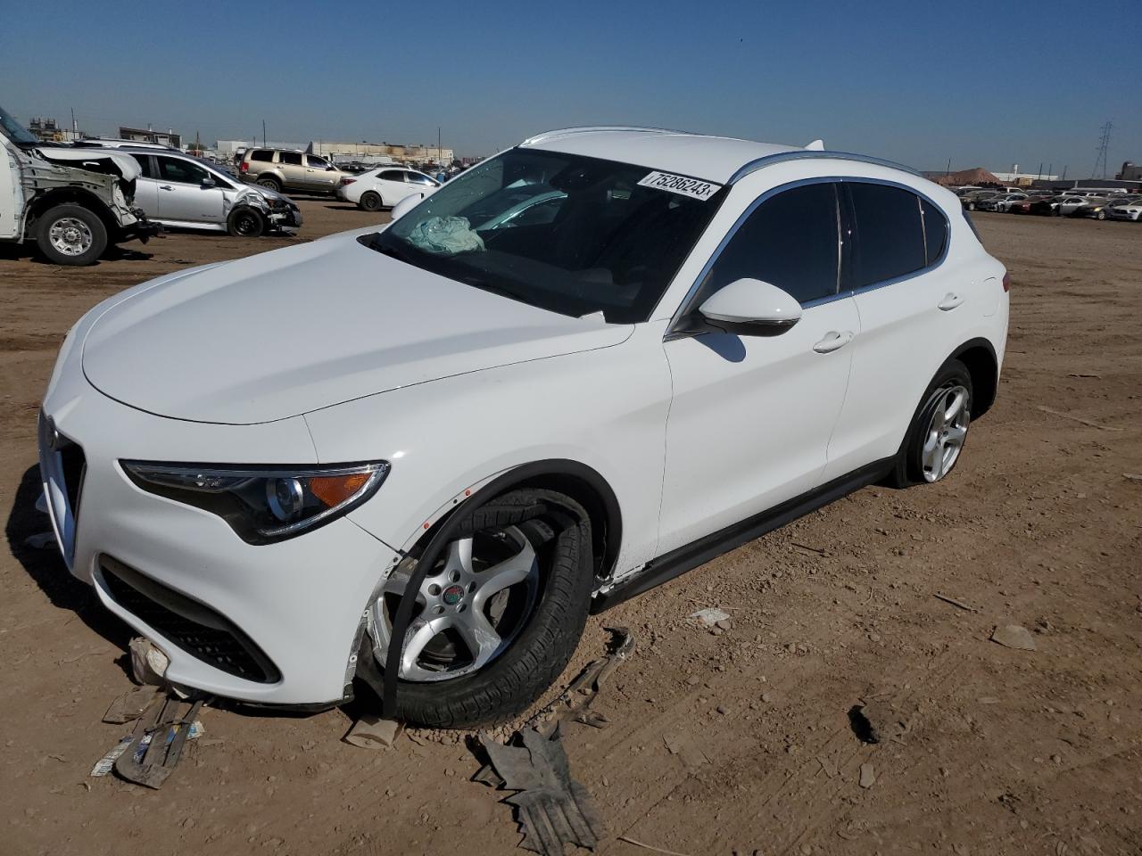 Image 1 of 2020 ALFA ROMEO STELVIO  2020 with VIN ZASPAJAN5L7C74275