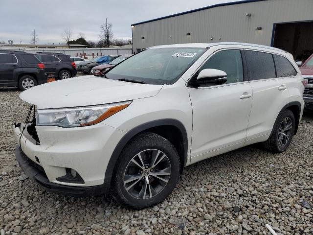 Obraz 1 z 2016 TOYOTA HIGHLANDER XLE 2016 z VIN 5TDJKRFH4GS233709