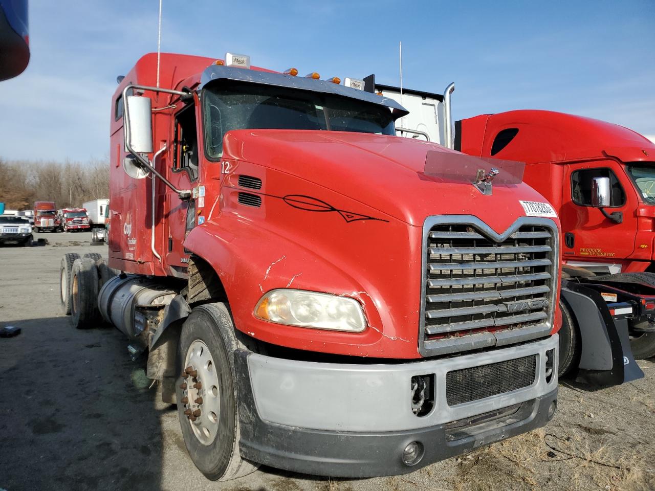 Image 1 of 2014 MACK 600 CXU600 2014 with VIN 1M1AW07Y2EM038098